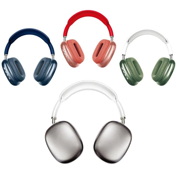 AKAI- Bth15 - cuffia a padiglione, design moderno bluetooth