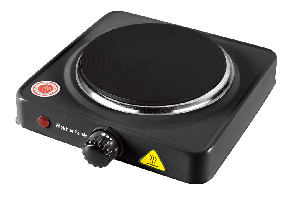 MELCHIONI-Fornello elettrico COOK 1 - 1 piastra nero