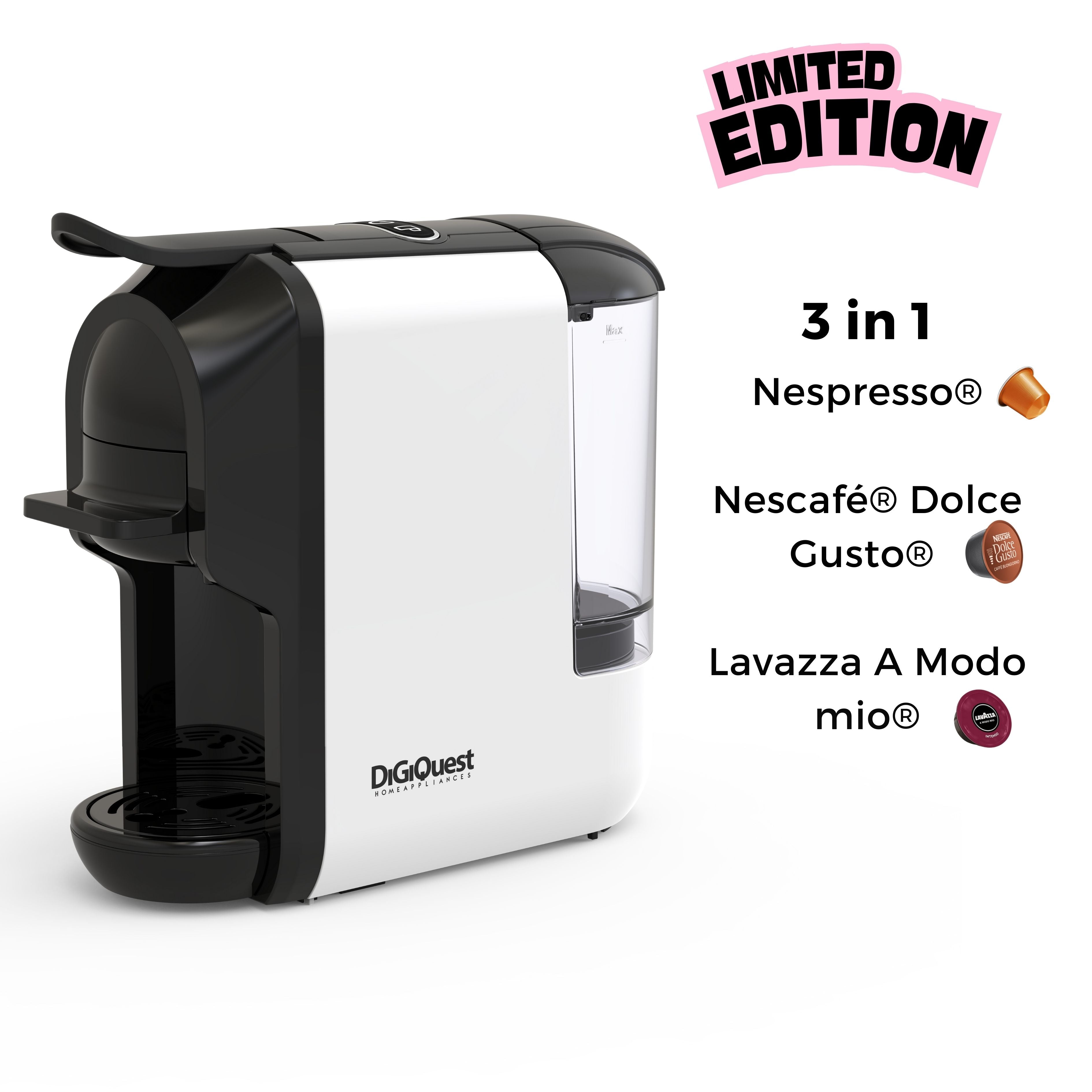 DIGIQUEST-COFFY Macchina da caffè MULTICOMPATIBILE