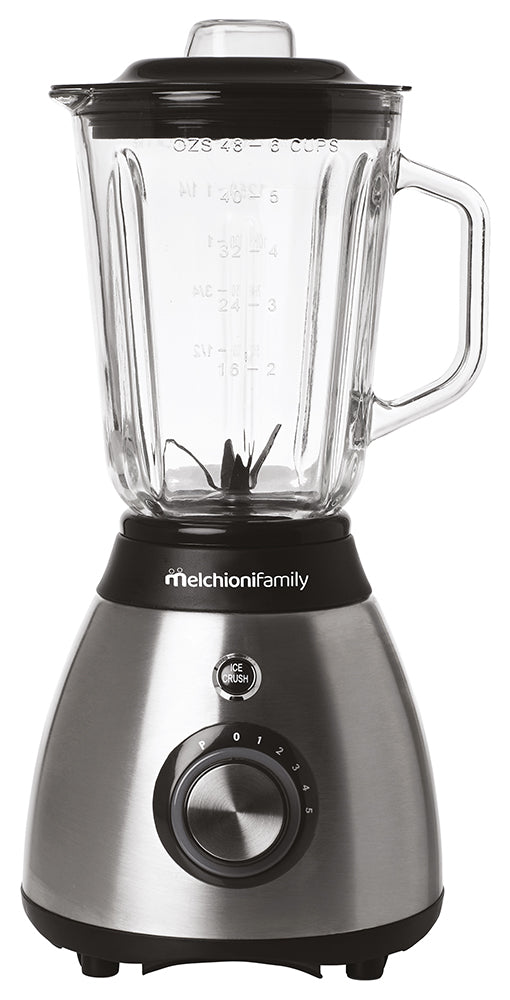 MELCHIONI-Frullatore con bicchiere in vetro 600W FRULLO GLASS