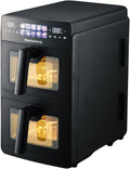 Melchioni - Friggitrice ad Aria Giulia 10L Doppio Cassetto