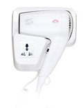DCG- ASCIUGACAPELLI DA PARETE + PRESA – HTW1029