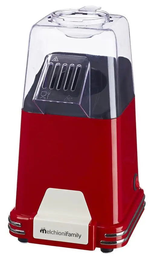 MELCHIONI- macchina per popcorn rosso, trasparente